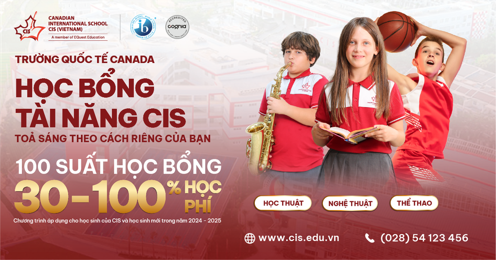 Trường Quốc tế Canada: Quỹ học bổng tài năng 30 tỷ đồng năm học 2024 - 2025 - 1