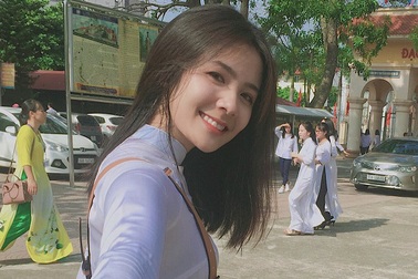 Lại xuất hiện một “thiên thần áo dài trắng” gây thương nhớ