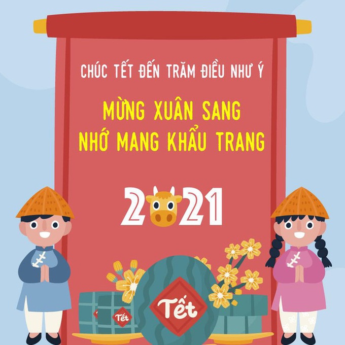 Thông điệp của Bộ Y tế: Tết khẩu trang - Tết an toàn! - Ảnh 1.