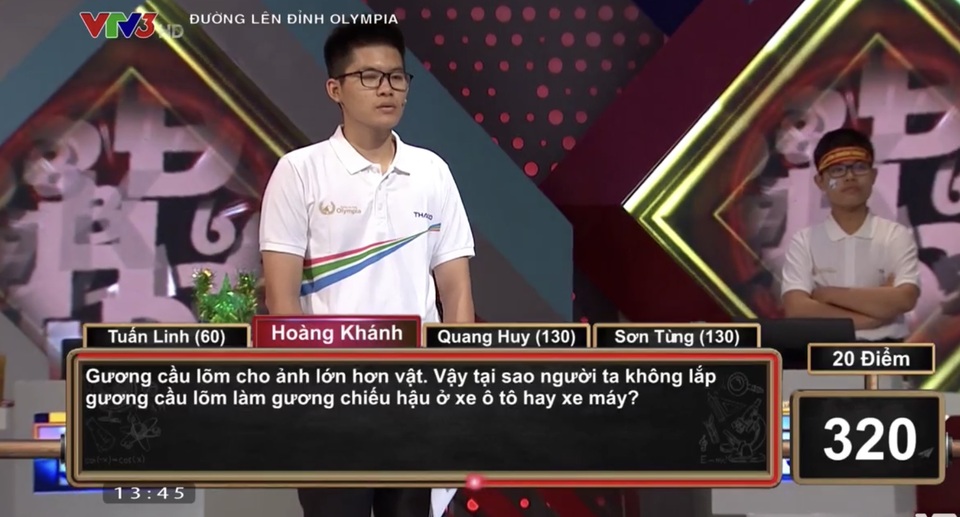 Nam sinh Quảng Ninh giành vé đầu tiên vào chơi chung kết năm Olympia 2021 - 2 Nam sinh Quảng Ninh giành vé đầu tiên vào chơi chung kết năm Olympia 2021 - 2