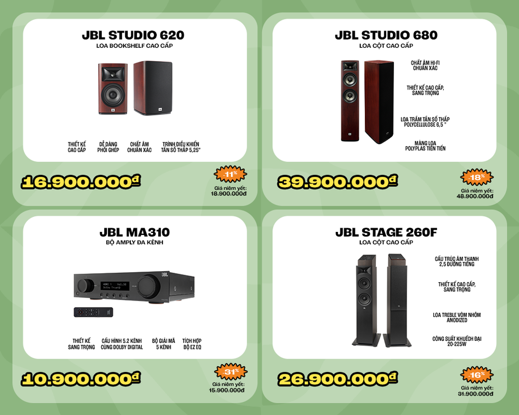 Chương trình khuyến mãi JBL Summer Sale: Ưu đãi lên đến hàng triệu đồng - 5 Chương trình khuyến mãi JBL Summer Sale: Ưu đãi lên đến hàng triệu đồng - 5