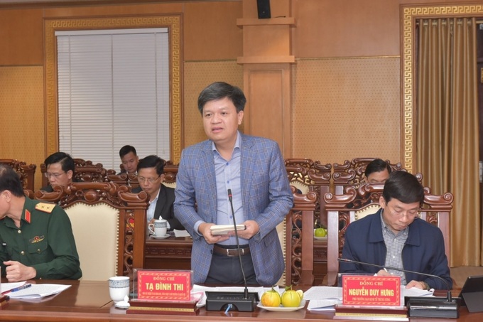 Các đại biểu nêu ý kiến tại buổi làm việc