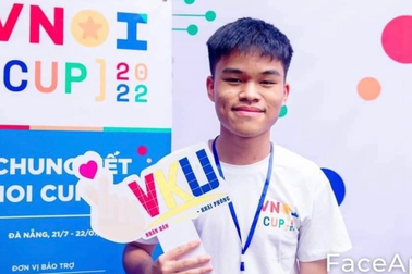 Chuyện chưa kể về nam sinh giành Huy chương vàng Olympic Tin học quốc tế