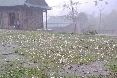 Chiều tối nay các tỉnh Bắc Bộ có thể xuất hiện mưa đá