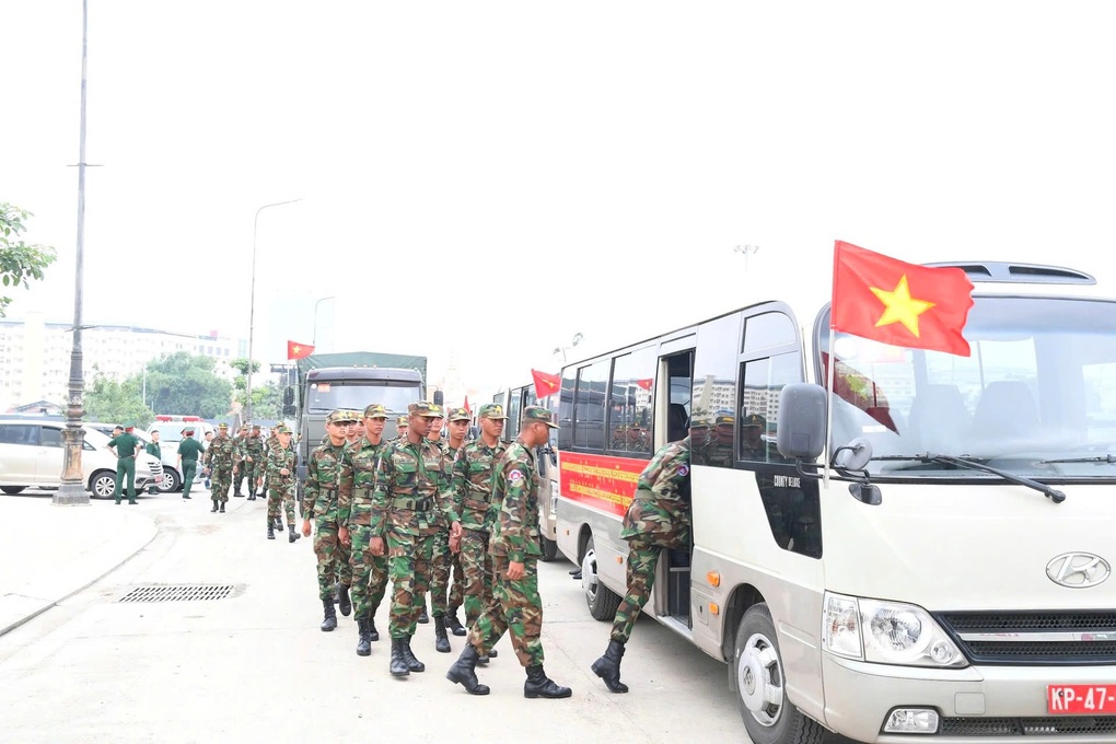 Tây Ninh đón đoàn Quân đội Hoàng gia Campuchia tham gia diễu binh dịp 2/9 - 1 Tây Ninh đón đoàn Quân đội Hoàng gia Campuchia tham gia diễu binh dịp 2/9 - 1