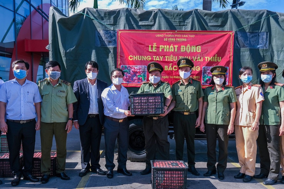 Cần Thơ hỗ trợ tiêu thụ vải thiều Bắc Giang - 1 Cần Thơ hỗ trợ tiêu thụ vải thiều Bắc Giang - 1