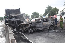 Xe tải gây tai nạn ở cầu Phú Mỹ chở hàng quá 50% tải trọng