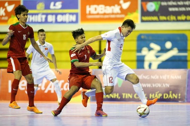 Đội tuyển futsal Việt Nam thắng nghẹt thở Indonesia tại giải futsal Đông Nam Á HDBank Cup 2017