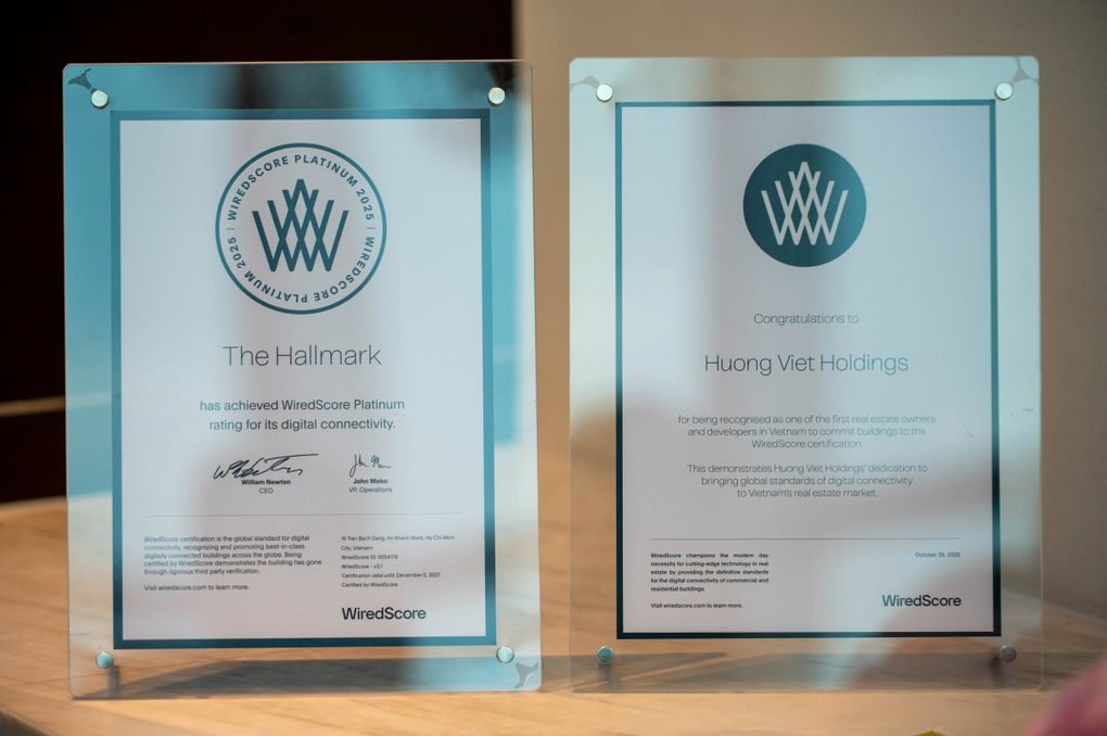 The Hallmark đạt chứng nhận WiredScore hạng bạch kim đầu tiên tại Việt Nam - 3 The Hallmark đạt chứng nhận WiredScore hạng bạch kim đầu tiên tại Việt Nam - 3