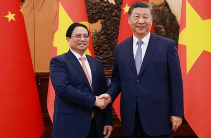 Thủ tướng hội kiến Tổng Bí thư, Chủ tịch nước Trung Quốc Tập Cận Bình