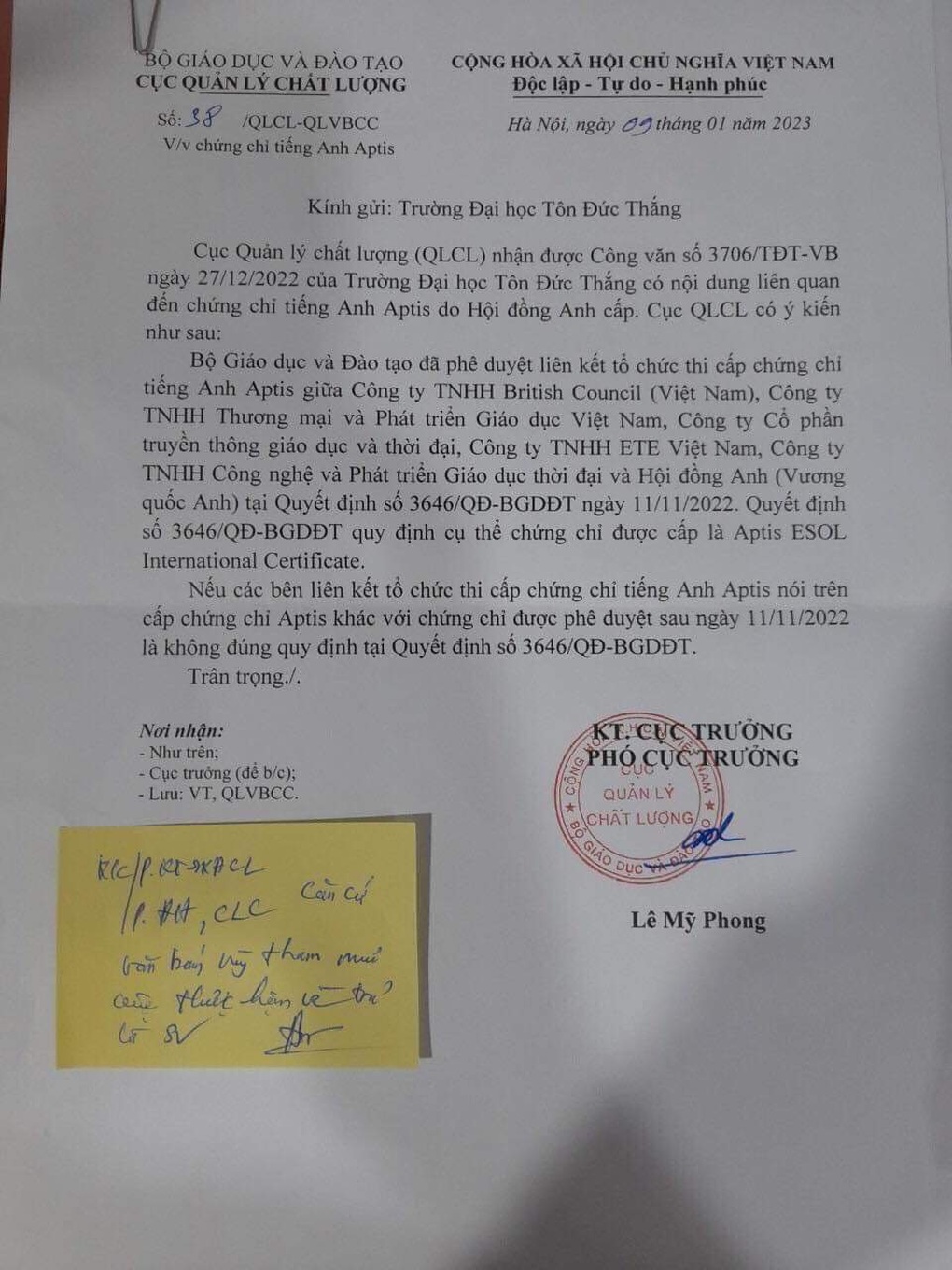 Vụ chứng chỉ Aptis: Hội đồng Anh khăng khăng nhận đúng, sinh viên mắc kẹt - 3 Vụ chứng chỉ Aptis: Hội đồng Anh khăng khăng nhận đúng, sinh viên mắc kẹt - 3