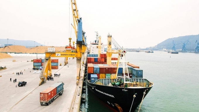Một góc Cảng biển Nghi Sơn