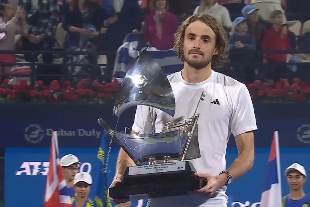 Tsitsipas vô địch Dubai Open, Machac lên ngôi ở Mexican Open - 1