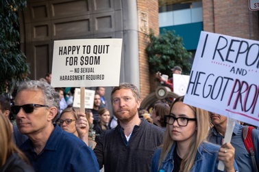 Chùm ảnh: Nhân viên Google tràn xuống đường biểu tình, phản đối nạn quấy rối tình dục