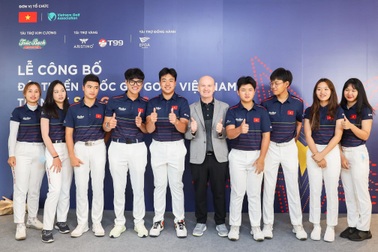 Lực lượng trẻ của tuyển golf Việt Nam sẵn sàng cho SEA Games 31