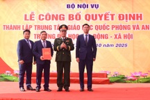 Trường Đại học Lao động - Xã hội ra mắt Trung tâm Giáo dục Quốc phòng và An ninh