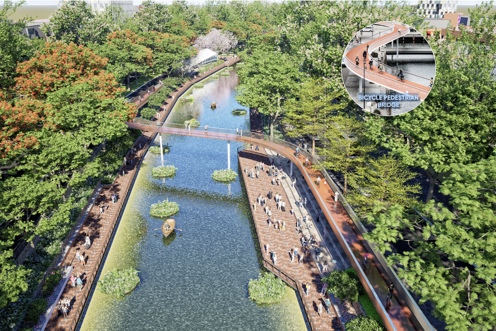 Phối cảnh đẹp ngỡ ngàng dự án công viên dọc sông Tô Lịch - 7 Phối cảnh đẹp ngỡ ngàng dự án công viên dọc sông Tô Lịch - 7