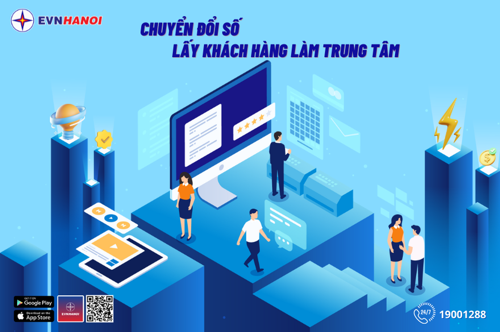 15 năm phát triển lưới điện và thay đổi dịch vụ toàn diện của EVNHANOI - 5 15 năm phát triển lưới điện và thay đổi dịch vụ toàn diện của EVNHANOI - 5