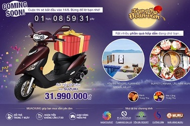 Muachung.vn tri ân khách hàng: Sẻ chia kỉ niệm Trung thu, trúng giải xe máy Suzuki
