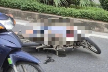 Tài xế xe máy nghi tự ngã, tử vong trên đường