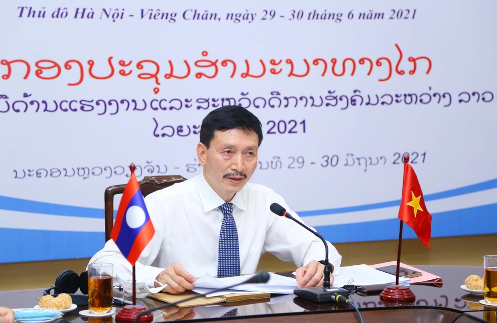 Hội thảo trực tuyến về tình hình hợp tác lao động, xã hội Việt Nam - Lào - 2 Hội thảo trực tuyến về tình hình hợp tác lao động, xã hội Việt Nam - Lào - 2