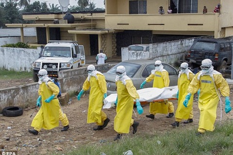 Ebola lan nhanh gấp 9 lần so với 2 tháng trước