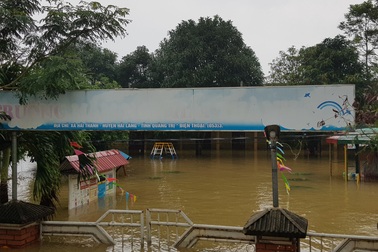 Quảng Trị: Trường học ngập sâu, toàn ngành giáo dục thiệt hại 9,5 tỷ đồng