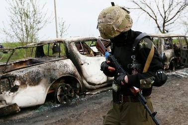 Phe biểu tình đông Ukraine kêu gọi Putin đưa quân can thiệp