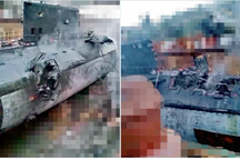 Lộ ảnh tàu ngầm Nga bị hư hại sau cuộc tấn công chưa từng có của Ukraine