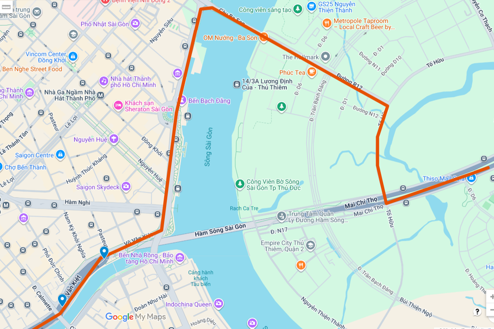 TPHCM cấm xe qua hầm vượt sông Sài Gòn trong 5 giờ - 2