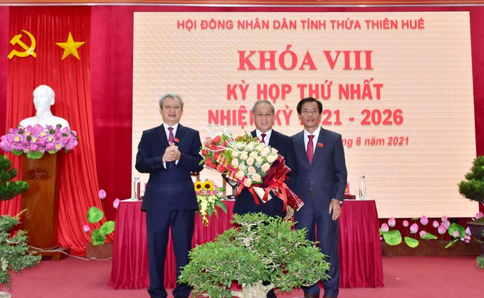 HĐND tỉnh Thừa Thiên Huế bầu các chức danh chủ chốt nhiệm kỳ 2021-2026 - Ảnh 6.