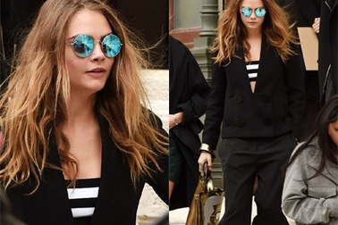 Siêu mẫu 9X sành điệu đi xem show của Stella McCartney 