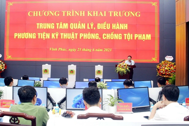 Lắp 209 camera để xử lý vi phạm giao thông, an ninh trật tự ở TP Vĩnh Yên