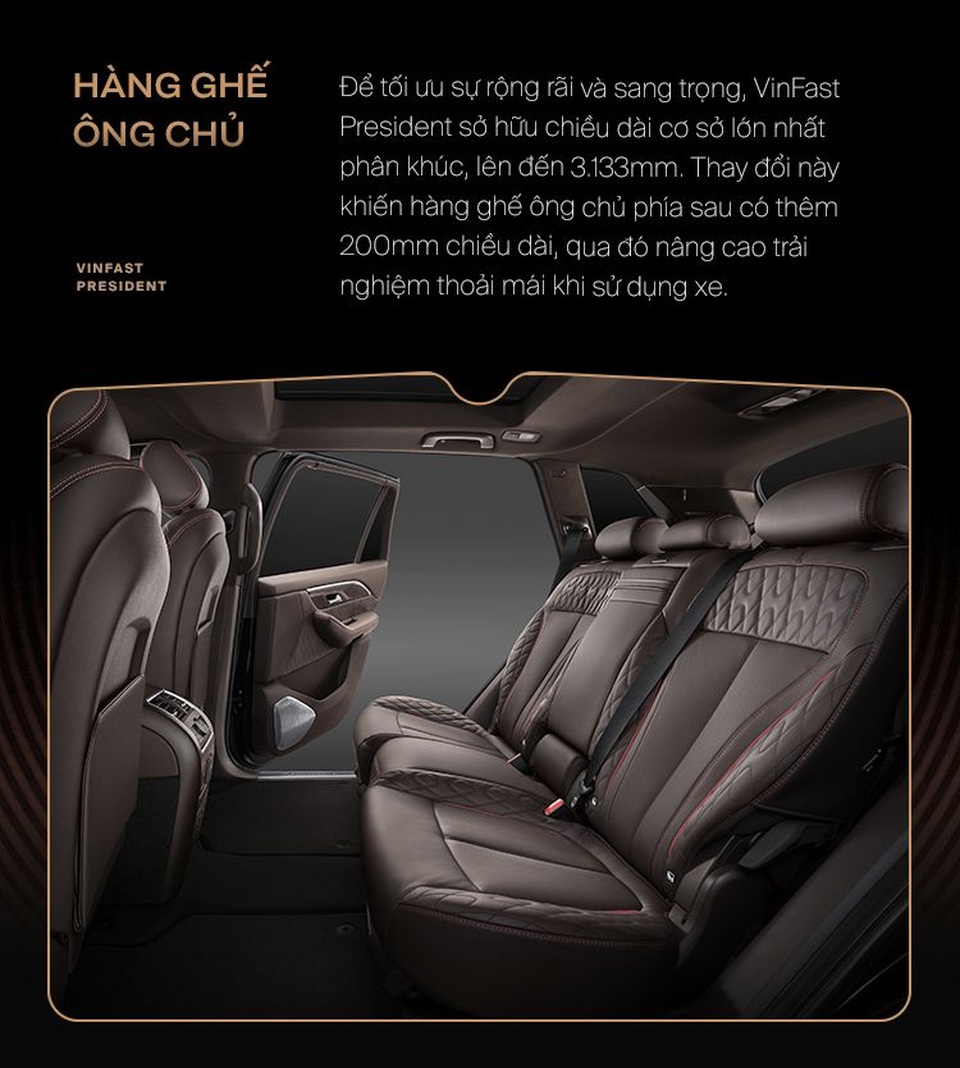 10 điểm giúp VinFast President xứng danh xe của “chủ tịch” - 2 10 điểm giúp VinFast President xứng danh xe của “chủ tịch” - 2