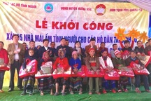 Quảng Trị: Xây dựng nhà ở cho 45 hộ dân vùng bị sạt lở núi