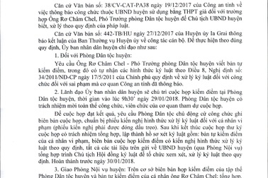 Phát hiện Phó phòng Dân tộc sử dụng bằng giả