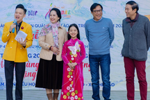 NSND Lan Hương đồng hành cùng Quán quân Đại sứ Áo dài Trẻ em Việt Nam