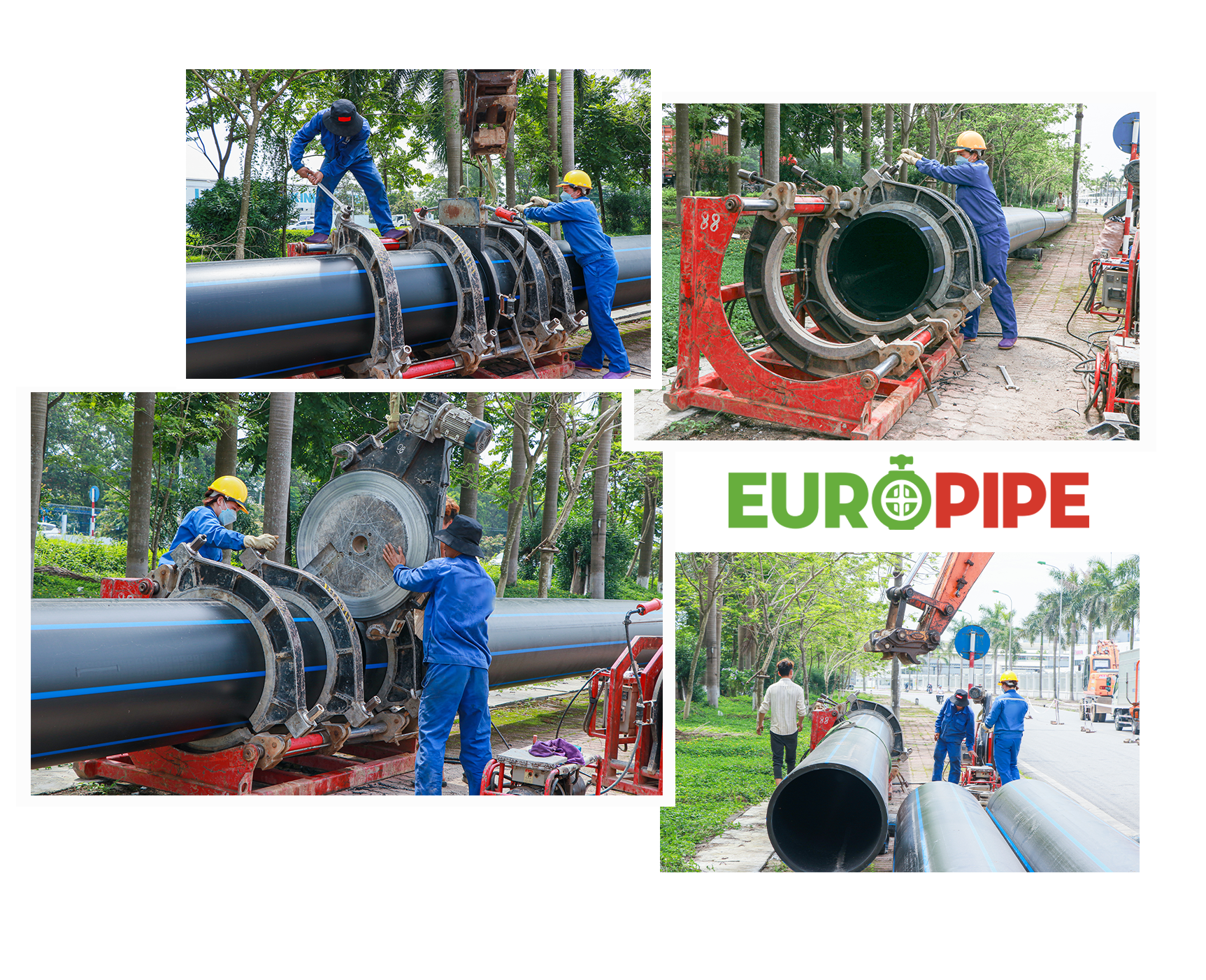 Tầm nhìn phía sau chiếc ống nhựa cỡ đại ở EUROPIPE - 2 Tầm nhìn phía sau chiếc ống nhựa cỡ đại ở EUROPIPE - 2