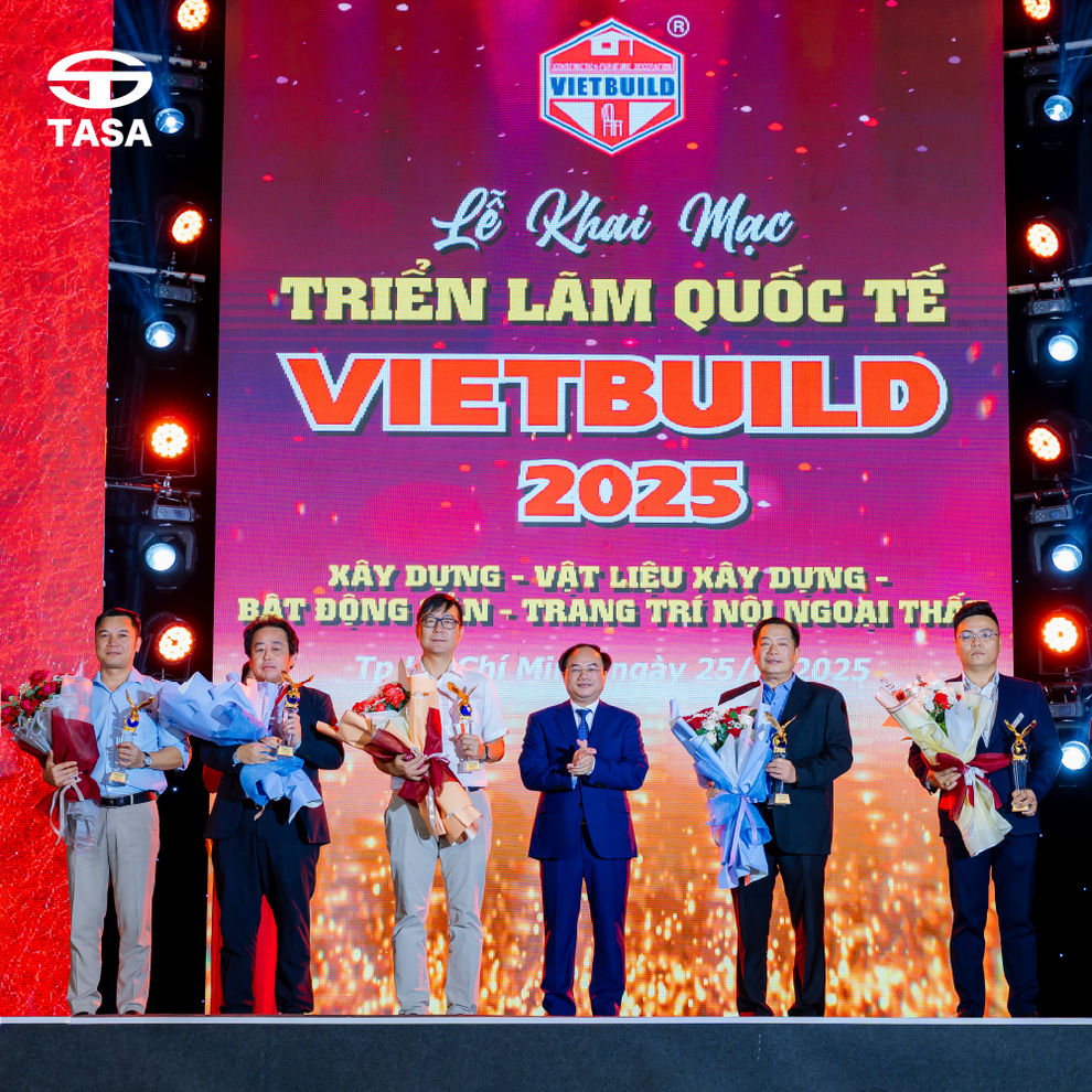 L'impressionnant espace d'exposition du groupe TASA à Vietbuild 2025 - 1 Không gian trưng bày ấn tượng của TASA Group tại Vietbuild 2025 - 1