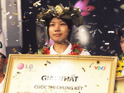 “Chat” cùng nữ sinh vô địch Olympia trong phút chiến thắng
