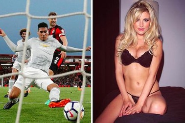 Ngắm nhan sắc bốc lửa của bạn gái ngôi sao MU