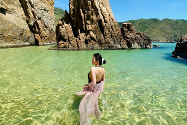 "Sống ảo" ở biển Quy Nhơn