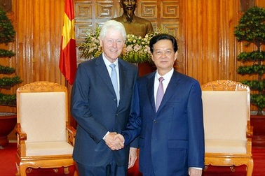 Thủ tướng tiếp cựu Tổng thống Hoa Kỳ Bill Clinton