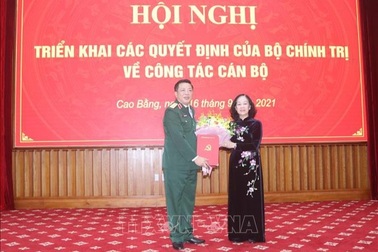 Trung tướng Trần Hồng Minh giữ chức Bí thư Tỉnh ủy Cao Bằng