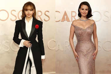 Lisa hóa James Bond, Selena Gomez diện váy xẻ ngực gợi cảm tại Oscar 2025