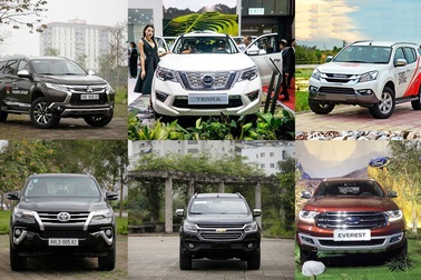 "Soi" trang bị an toàn và tiện nghi của các mẫu SUV 7 chỗ tại Việt Nam