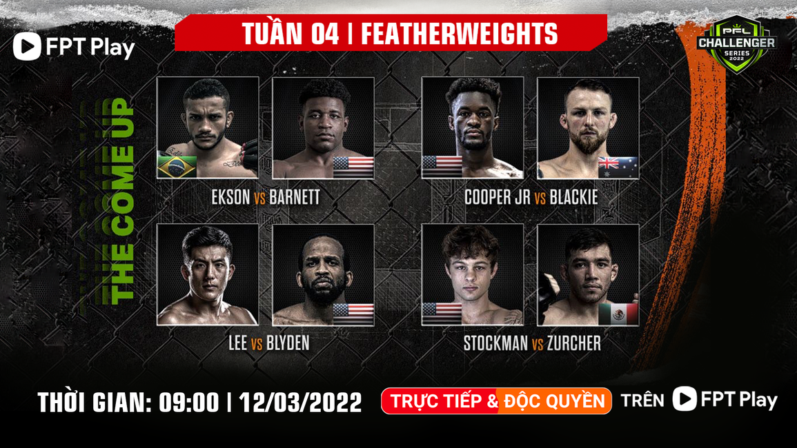 Xem ngay PFL MMA Challenger Series tuần 4 trên FPT Play - 5 Xem ngay PFL MMA Challenger Series tuần 4 trên FPT Play - 5
