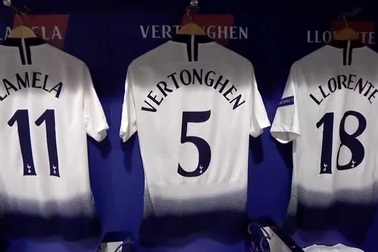 Phòng thay đồ của Tottenham tại Wanda Metropolitano