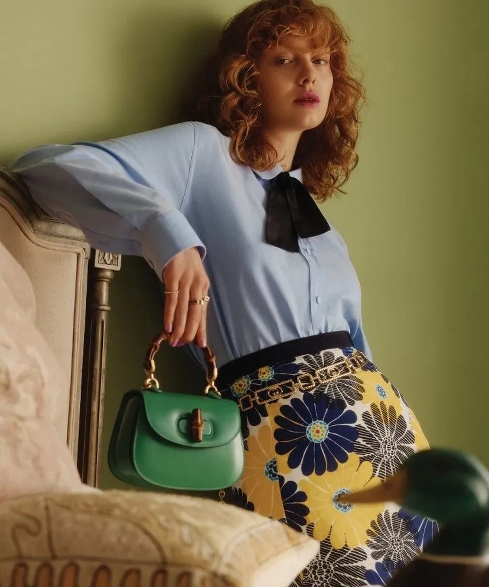 Chiếc túi xách Gucci nổi tiếng với quai cầm bằng tre độc đáo nhất thế giới - 4 Chiếc túi xách Gucci nổi tiếng với quai cầm bằng tre độc đáo nhất thế giới - 4