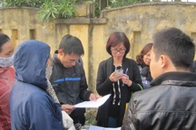 Chưa thống nhất mức đền bù, UBND xã Mễ Trì vẫn buộc dân kiểm kê đất